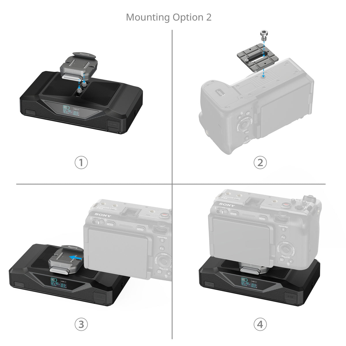 SmallRig CB75 Camera Base Battery Kit