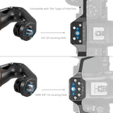 SmallRig Wooden Top Handle with 1/4''-20 and ARRI 3/8''-16 Locating Screw 5252