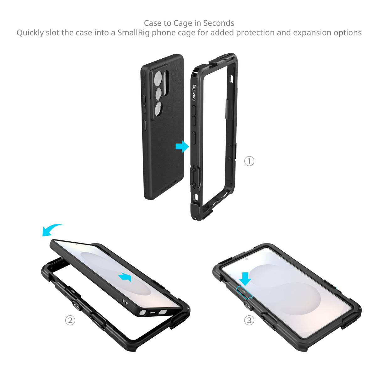 SmallRig Mobile Video Cage Kit for Samsung S25 Ultra