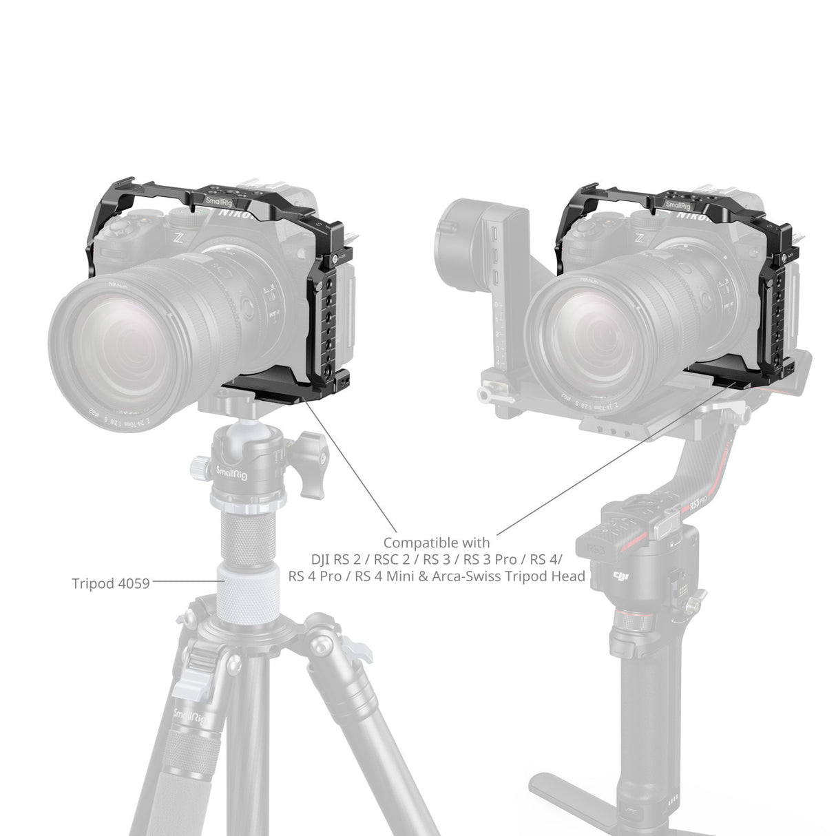 SmallRig Cage for Nikon Z5 / Z5II / Z6 / Z6II / Z7 / Z7II 5257