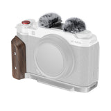 SmallRig L-Shape Mount Plate with Wooden Handle for FUJIFILM X-M5 (Sliver) 5261