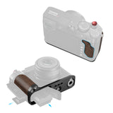 SmallRig L-Shape Mount Plate with Wooden Handle for FUJIFILM GFX100RF (Black)