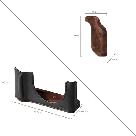 SmallRig Leather Case Kit for FUJIFILM GFX100RF (Black)