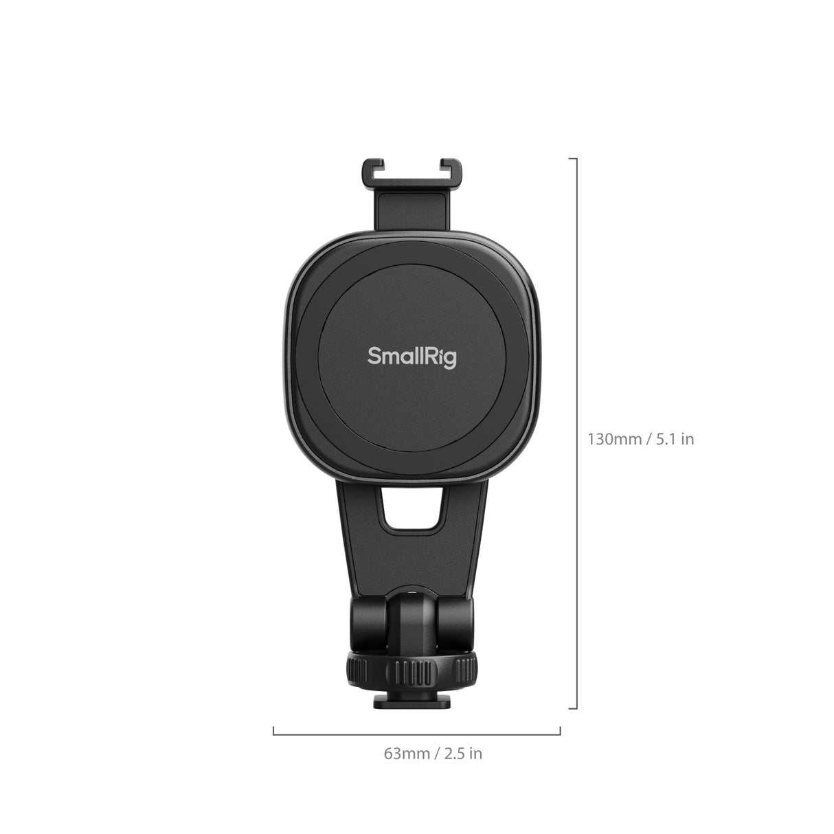 SmallRig AC-10 Attachable Phone Clamp with Cold Shoe Mount