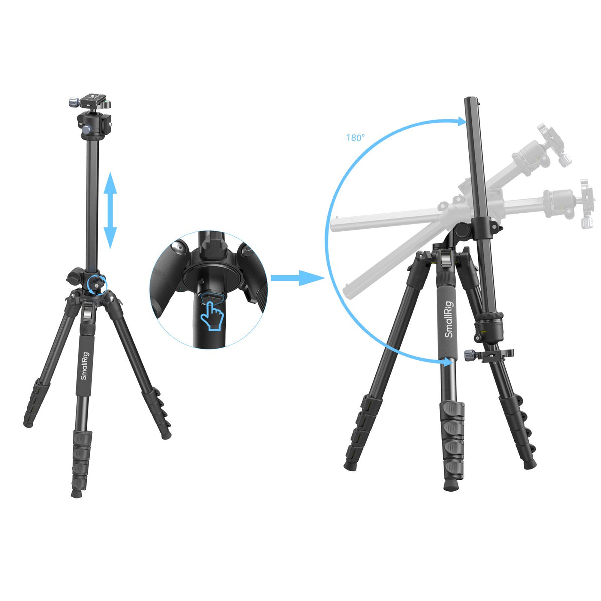 SmallRig CT25 Professional Overhead Camera Tripod