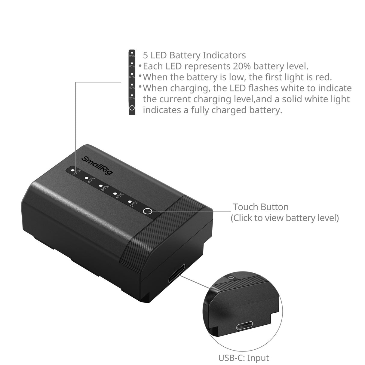 SmallRig Camera Battery for Sony NP-FZ100 5297