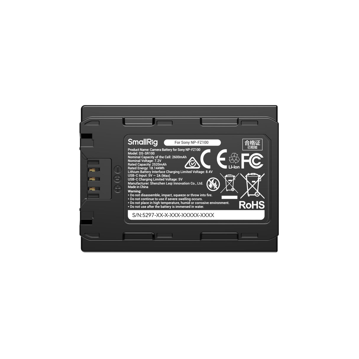 SmallRig Camera Battery for Sony NP-FZ100 5297