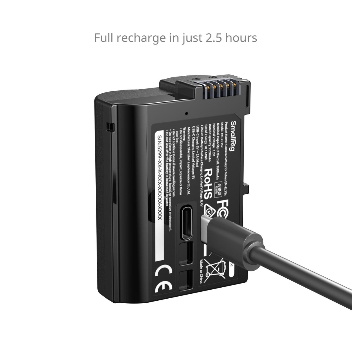 SmallRig Camera Battery for Nikon EN-EL15c 5299