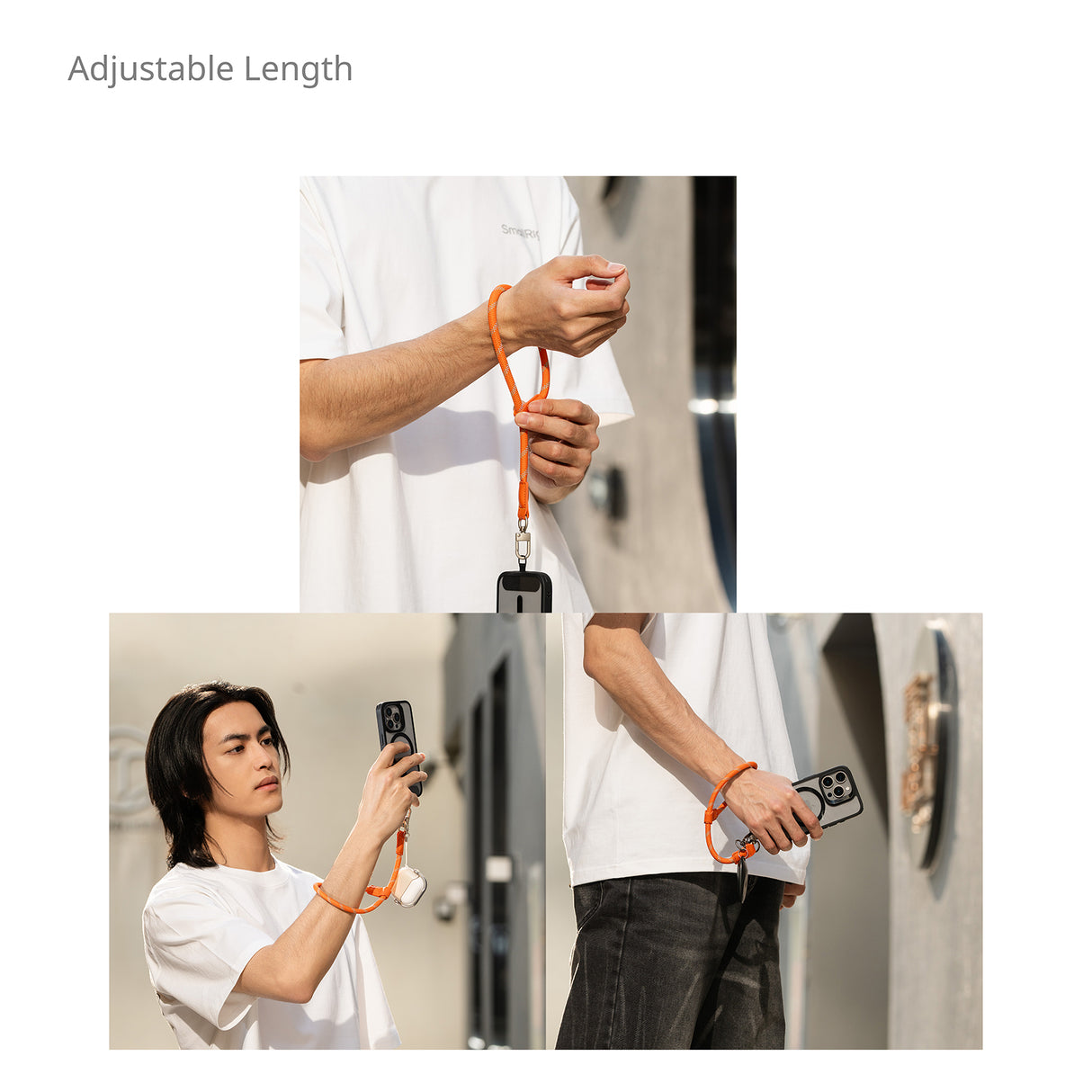 SmallRig FilMov Phone Wrist Strap (Orange)