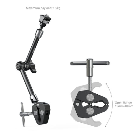 SmallRig Magic Arm with Crab-Shaped Clamp (11")