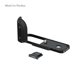 SmallRig L-Shaped Mount Plate with Silicone Handle for FUJIFILM X half (Black)