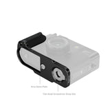 SmallRig L-Shaped Mount Plate with Silicone Handle for FUJIFILM X half (Black)