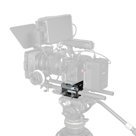 SmallRig Manfrotto-Type Mount Plate Kit with 15mm Dual Rod Clamp 5366