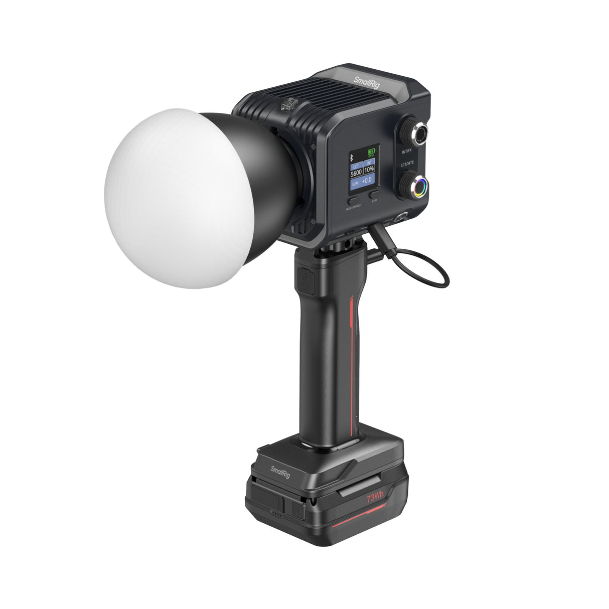 SmallRig RC 100C COB LED Video Light Kit (Ink Blue / With Battery Grip Handle)