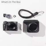 SmallRig Leather Case Kit for Canon PowerShot V1 (Black)