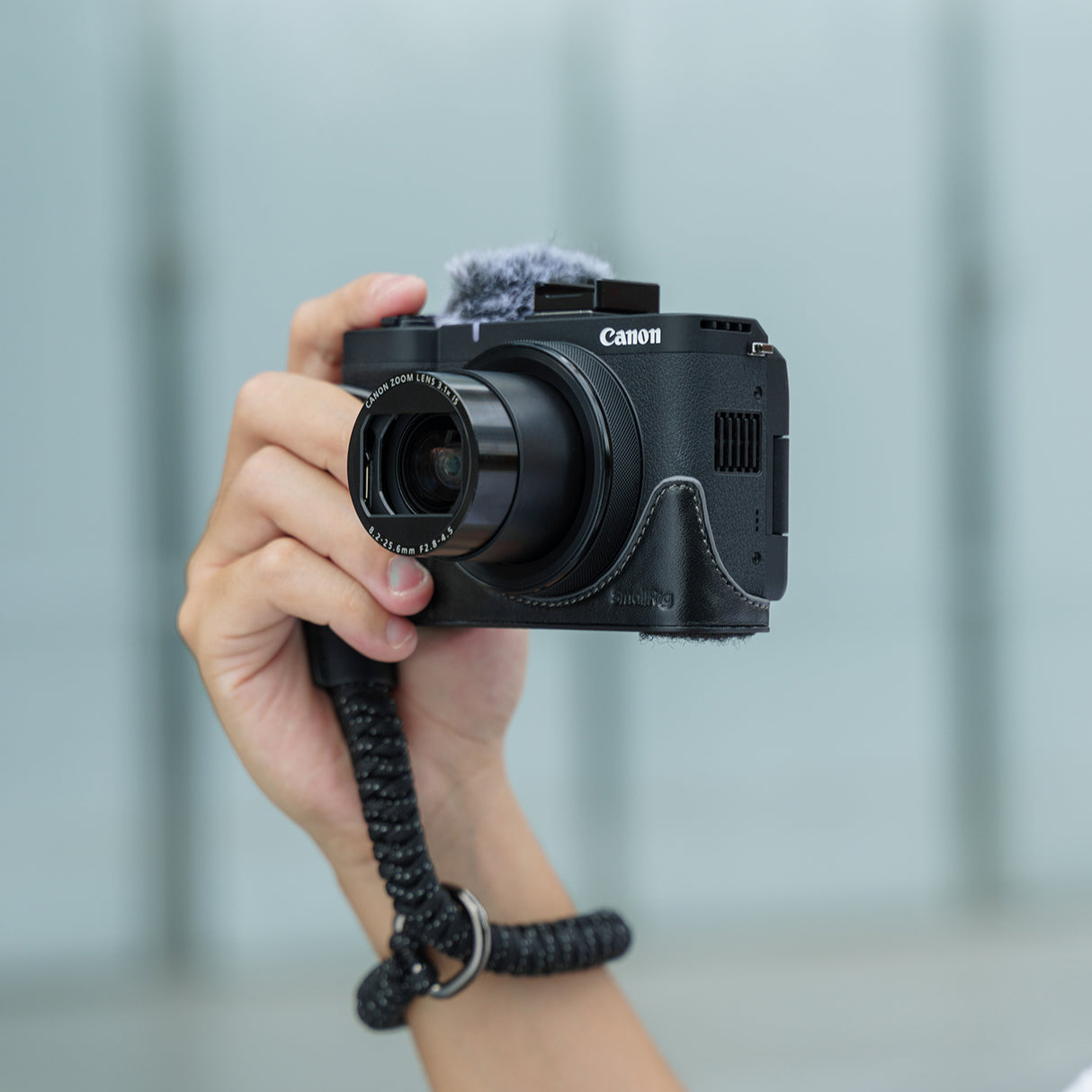 SmallRig Leather Case Kit for Canon PowerShot V1 (Black)