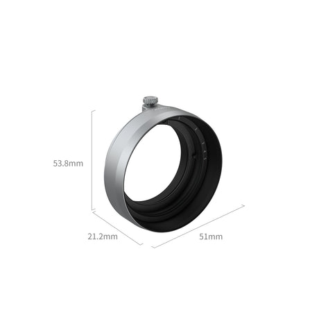SmallRig Lens Hood for FUJIFILM X half (Silver)