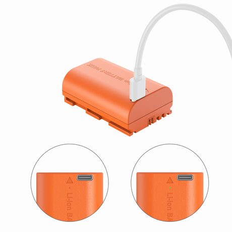 SmallRig Camera Battery for Canon LP-E6P (Orange)