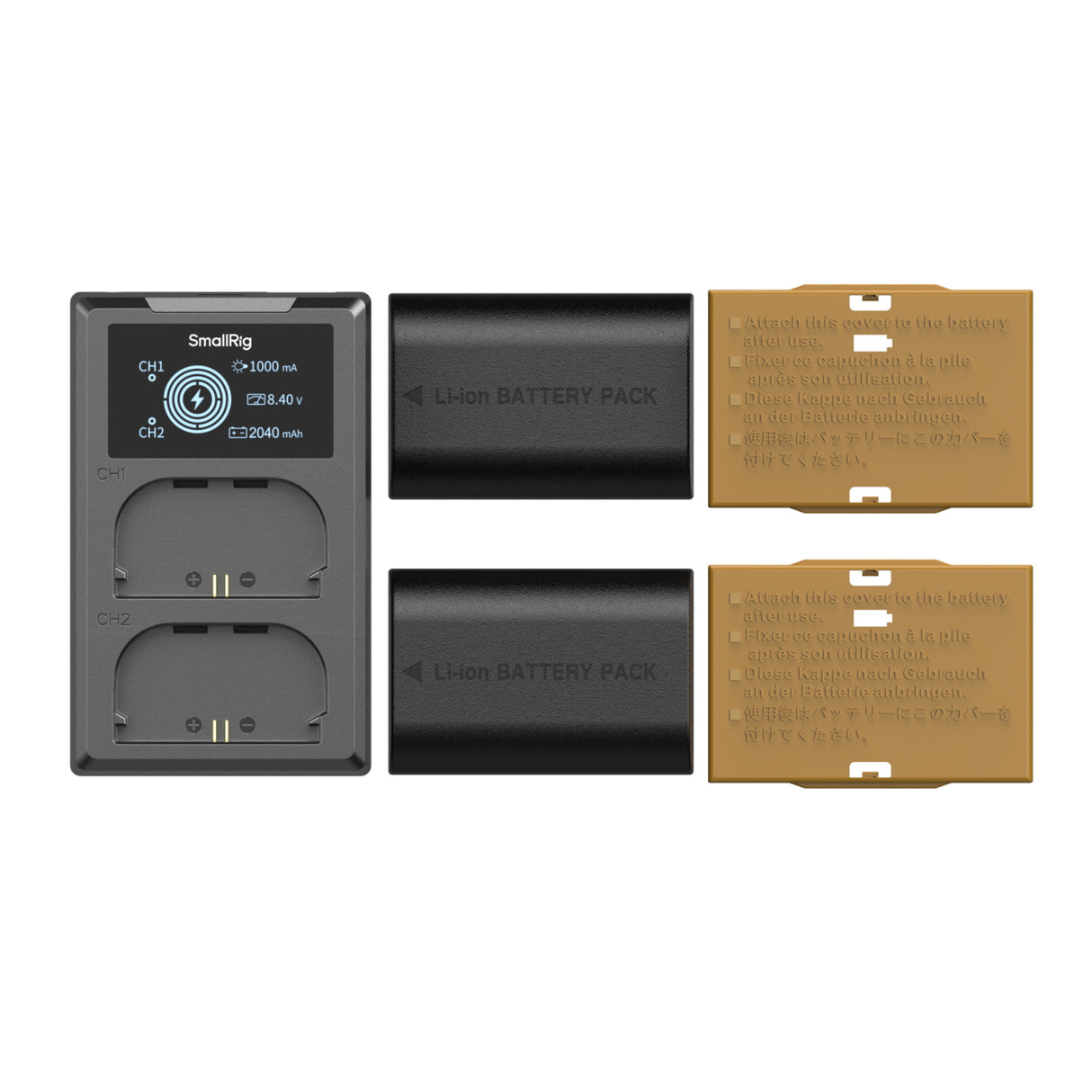 SmallRig Camera Battery and Charger Kit for Canon LP-E6P (5409)
