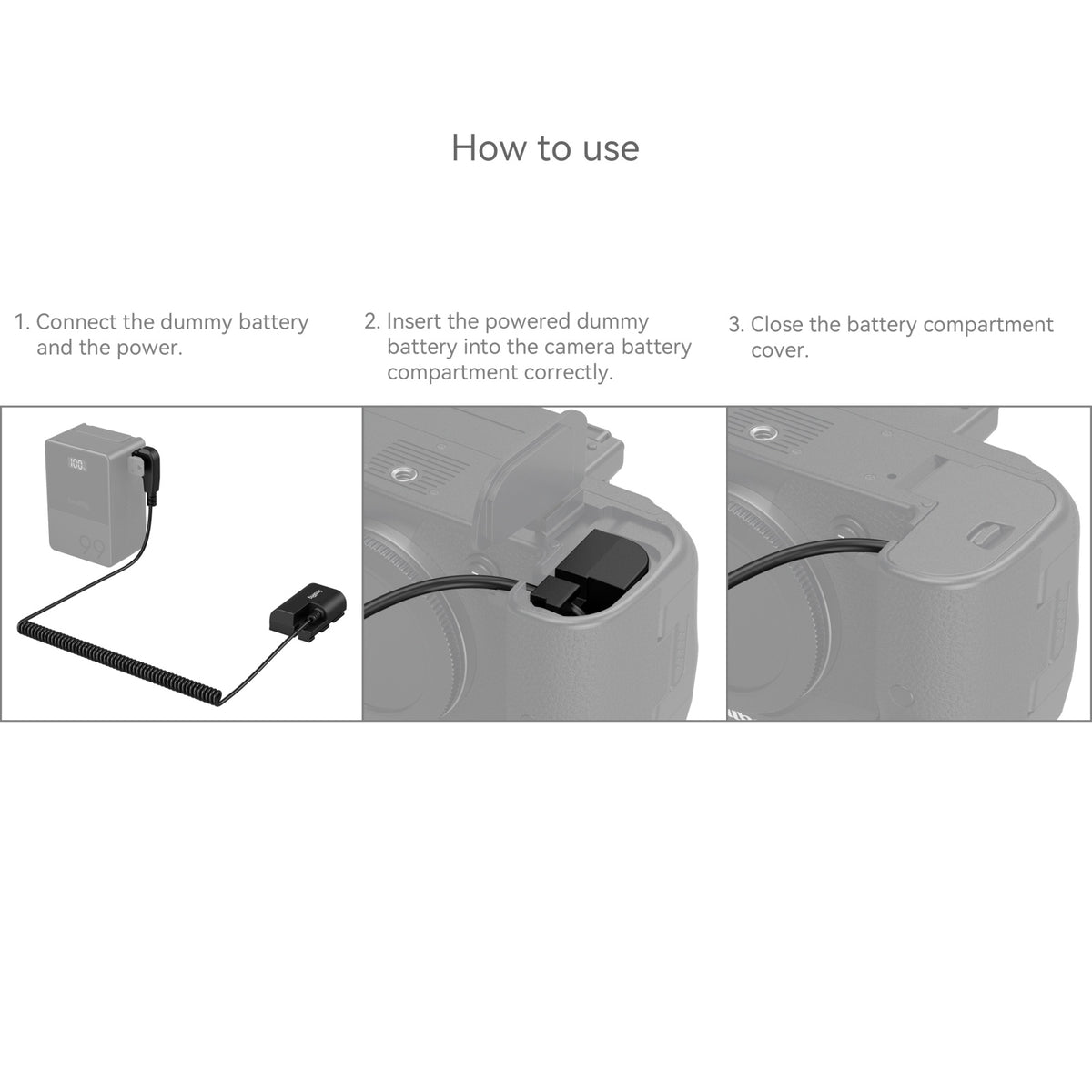 SmallRig DT-E6P Power Cable