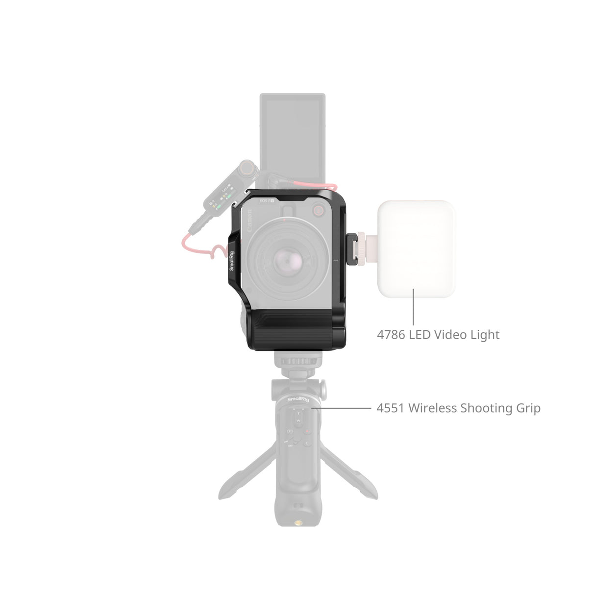 SmallRig Cage for Canon EOS R50 V (Black)