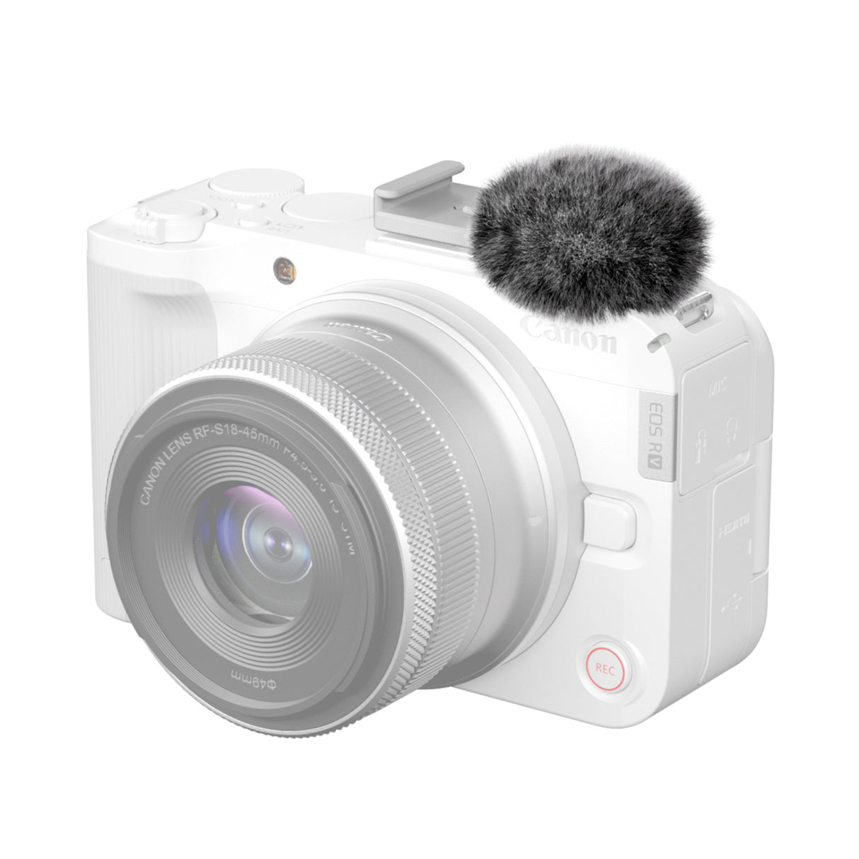 SmallRig Furry Windscreen Kit for Canon EOS R50 V (2pcs)