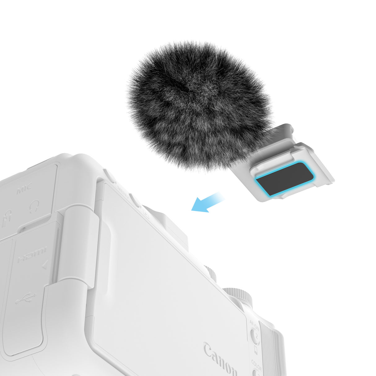 SmallRig Furry Windscreen Kit for Canon EOS R50 V (2pcs)
