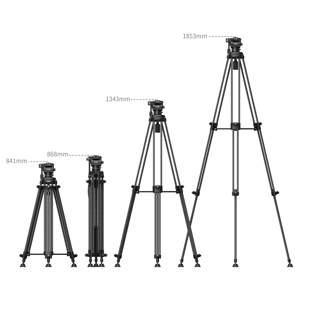 SmallRig AD14 Heavy-Duty Carbon Fiber Tripod