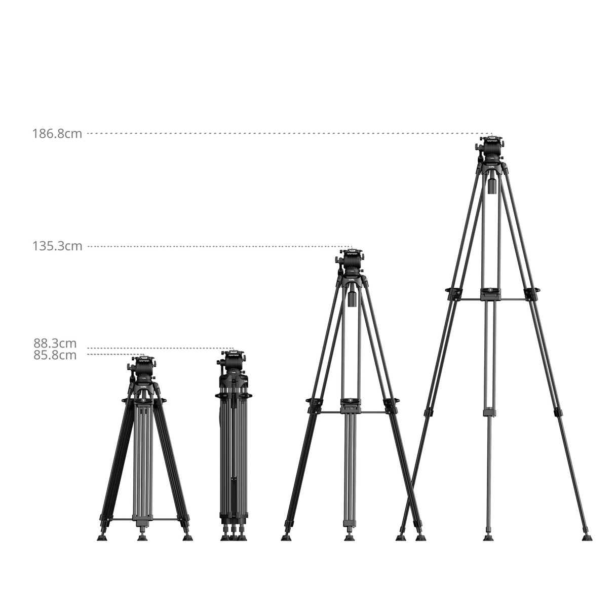 SmallRig FSD14 FreeSpeed Heavy-Duty Aluminum Alloy Tripod