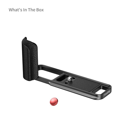 SmallRig L-Shaped Mount Plate with Silicone Handle for FUJIFILM X-E5 (Black)