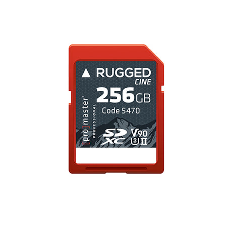 ProMaster SDXC 256GB Rugged™ CINE UHS-II V90 Memory Card - Image 1