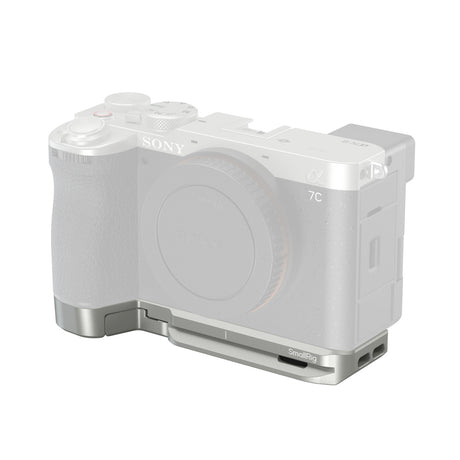 SmallRig Baseplate with Airtag Slot for Sony Alpha 7C II & Alpha 7CR (Silver)