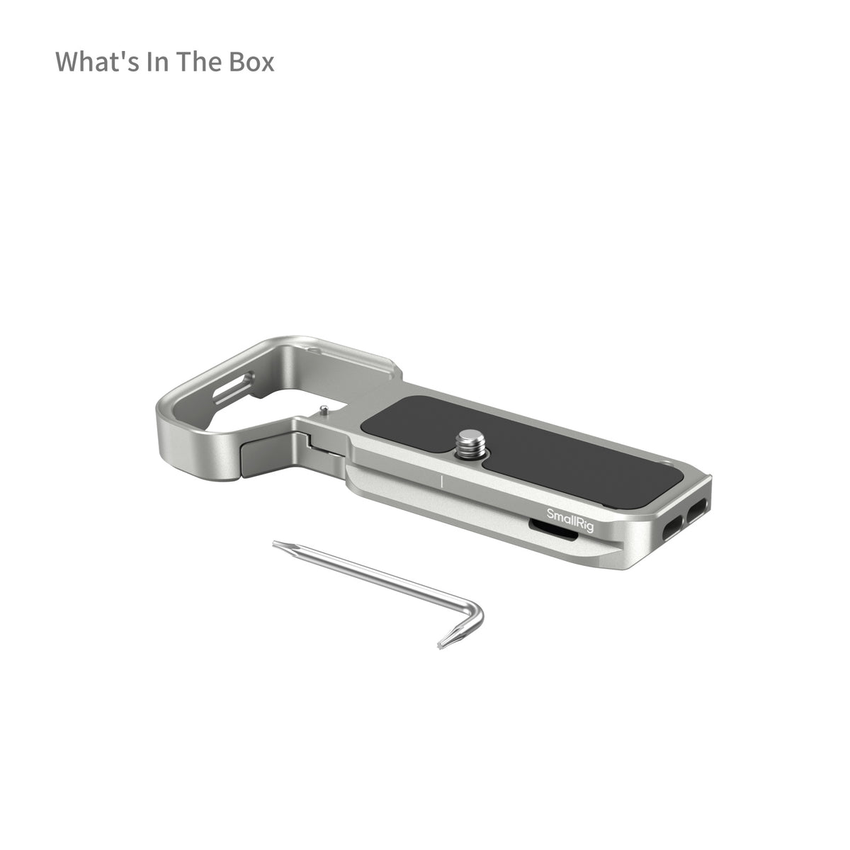 SmallRig Baseplate with Airtag Slot for Sony Alpha 7C II & Alpha 7CR (Silver)