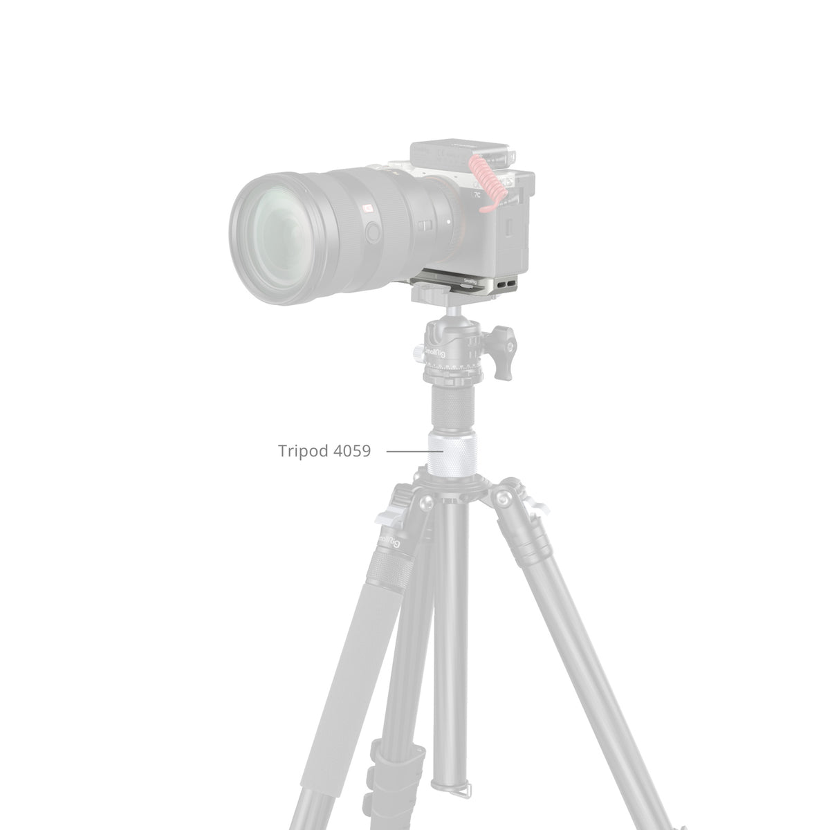 SmallRig Baseplate with Airtag Slot for Sony Alpha 7C II & Alpha 7CR (Silver)