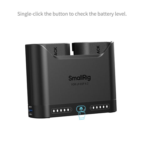 SmallRig Turbo Charging Kit for LP-E6NH Camera Batteries