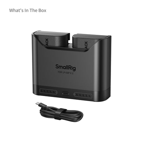 SmallRig Turbo Charging Kit for LP-E6NH Camera Batteries