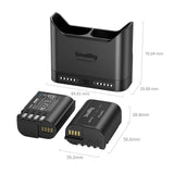 SmallRig Turbo Charging Kit for DMW-BLK22 Camera Batteries