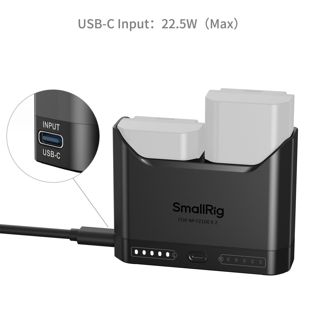 SmallRig Camera Battery Charger for NP-FZ100