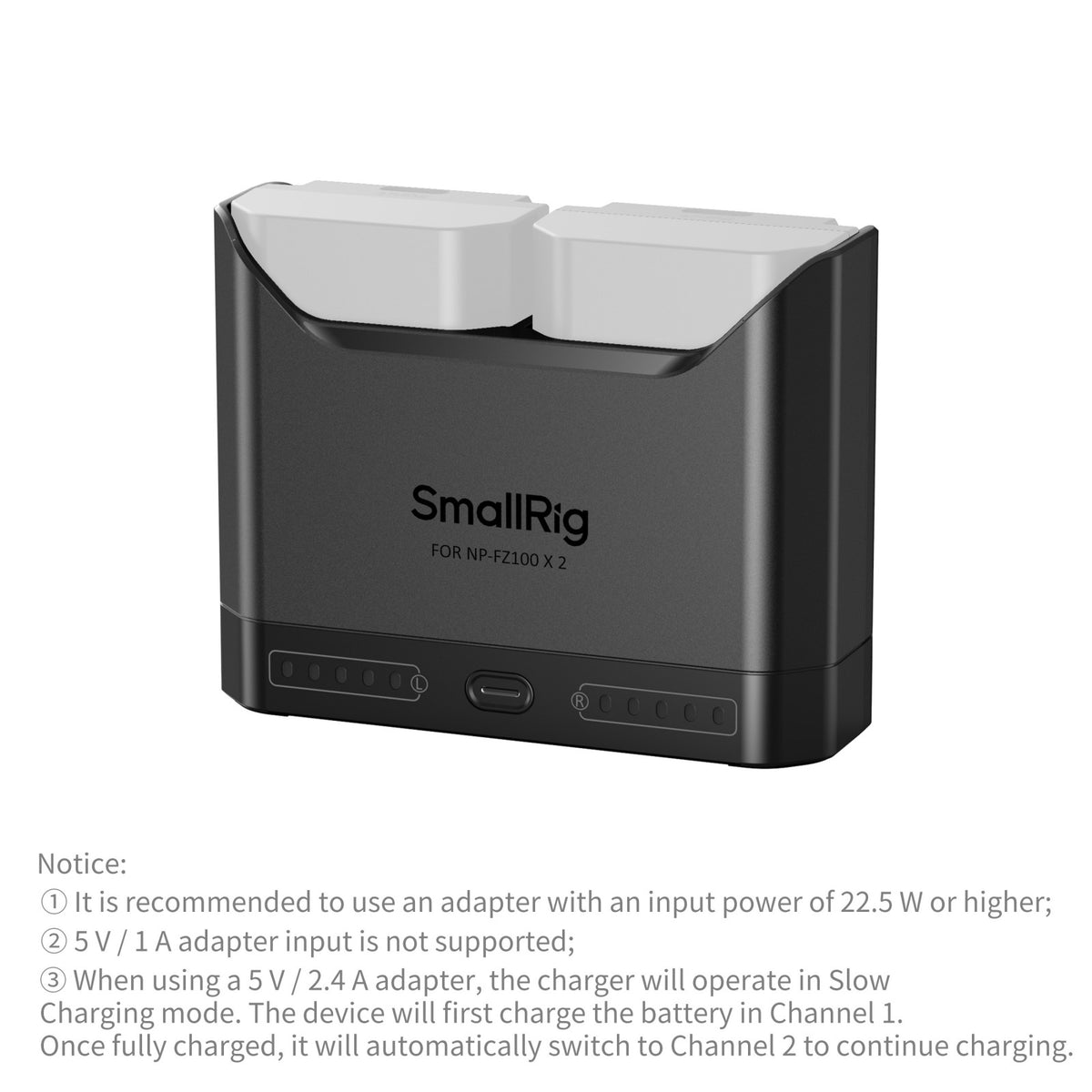 SmallRig Camera Battery Charger for NP-FZ100