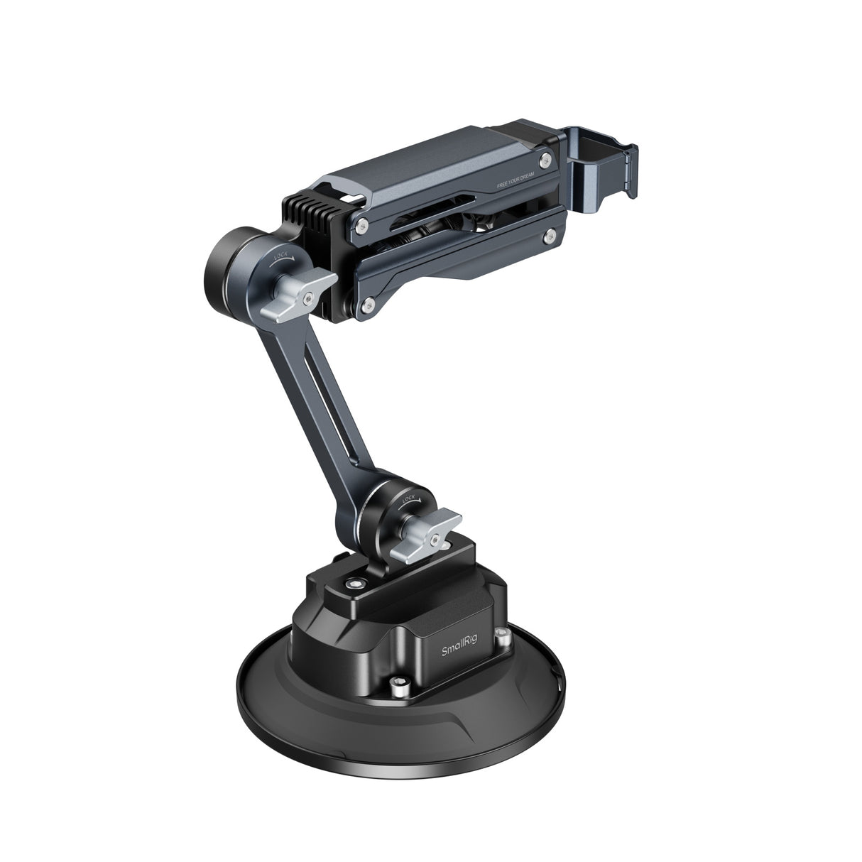 SmallRig Shock Absorber Support with Electronic Suction Cup for DJI Osmo Pocket 3 / GoPro HERO13 Black / Insta360 X4