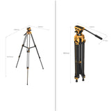 SmallRig Heavy-Duty Fluid Head Tripod AD-01（BumbleBee Edition）5523
