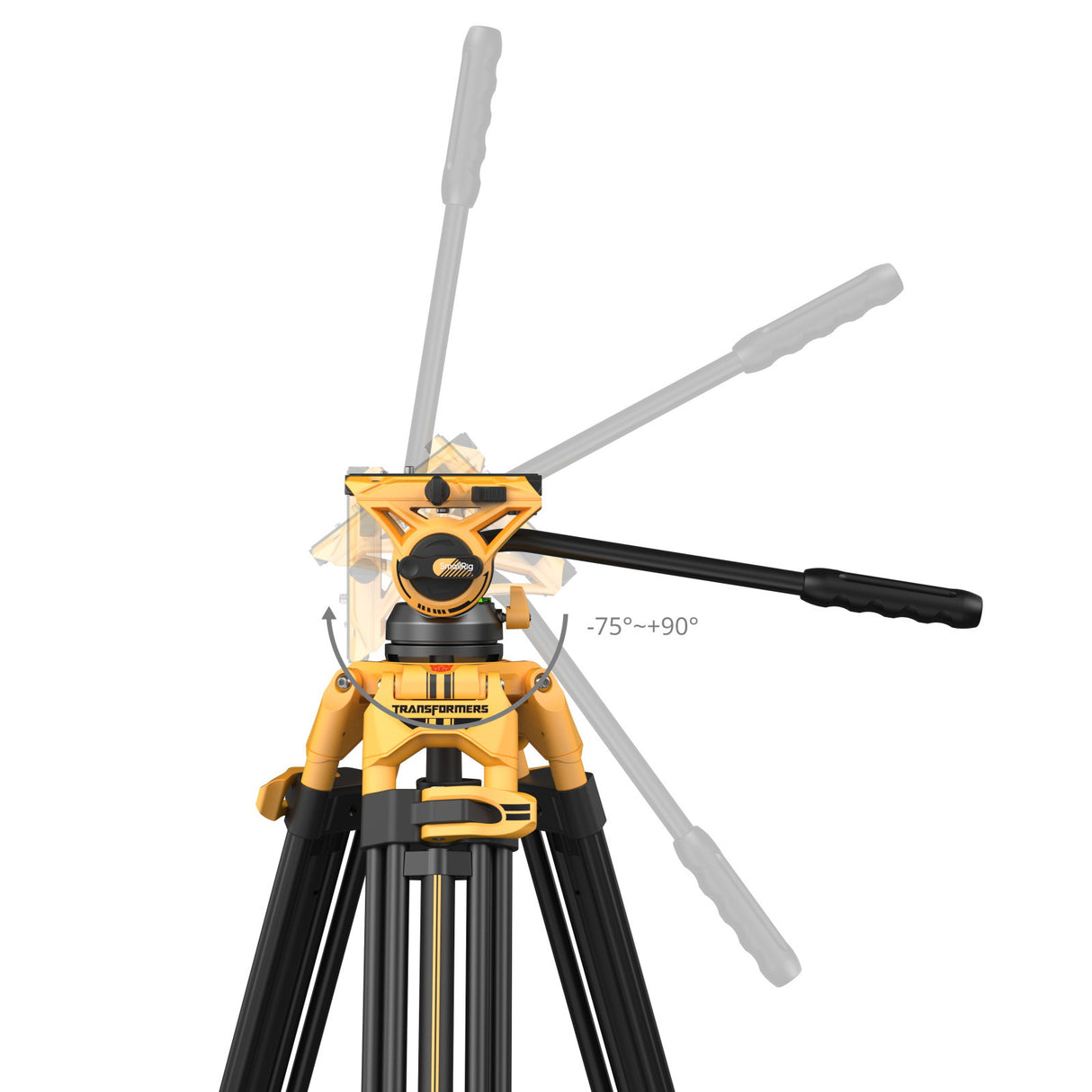 SmallRig Heavy-Duty Fluid Head Tripod AD-01（BumbleBee Edition）5523