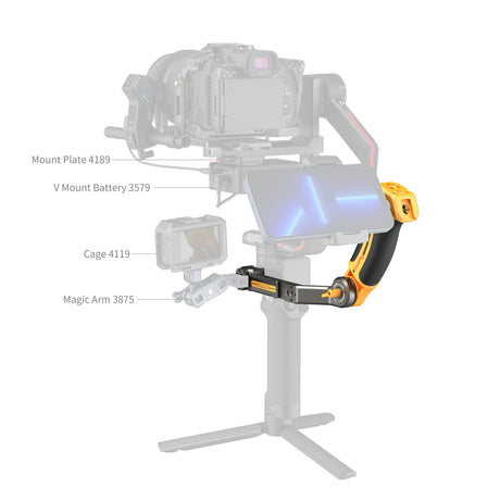 SmallRig Sling Handle for DJI RS 2 / RSC 2 / RS 3 / RS 3 Pro / RS 3 Mini / RS 4 / RS 4 Pro / RS 4 Mini / RS 5（BumbleBee Edition）5524