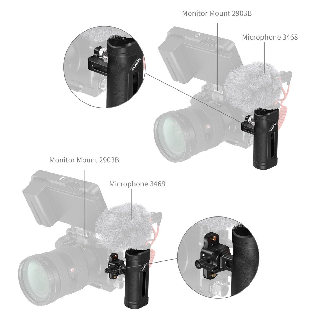 SmallRig Lightweight Mini Side Handle Kit