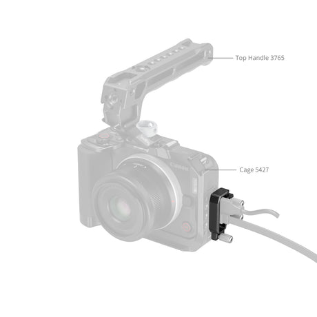 SmallRig HDMI & USB-C Cable Clamp for Canon EOS R50 V Cage