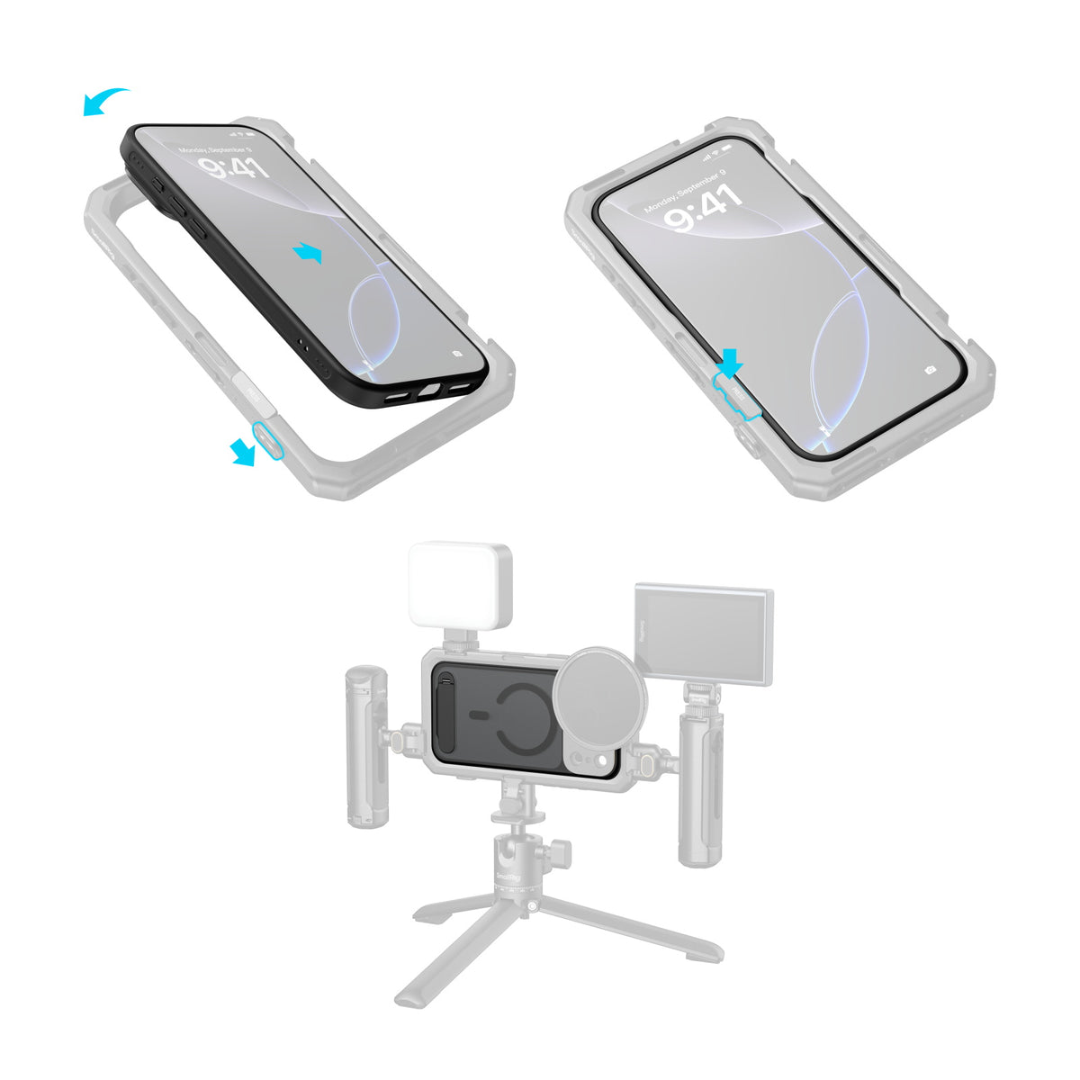 SmallRig FilMov Lightweight Photography Phone Case for iPhone 17 Pro Max (Black)