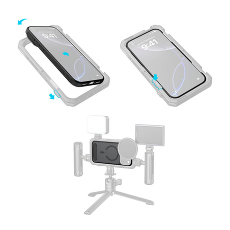 SmallRig FilMov Lightweight Photography Phone Case for iPhone 17 Pro Max (Black)