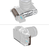 SmallRig L-Shaped Mount Plate with Wooden Handle for OM SYSTEM OM-3