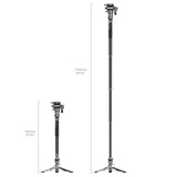 SmallRig Carbon Fiber Video Monopod