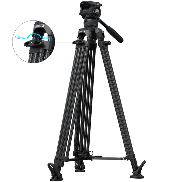 SmallRig FSD16 FreeSpeed Heavy-Duty Carbon Fiber Tripod